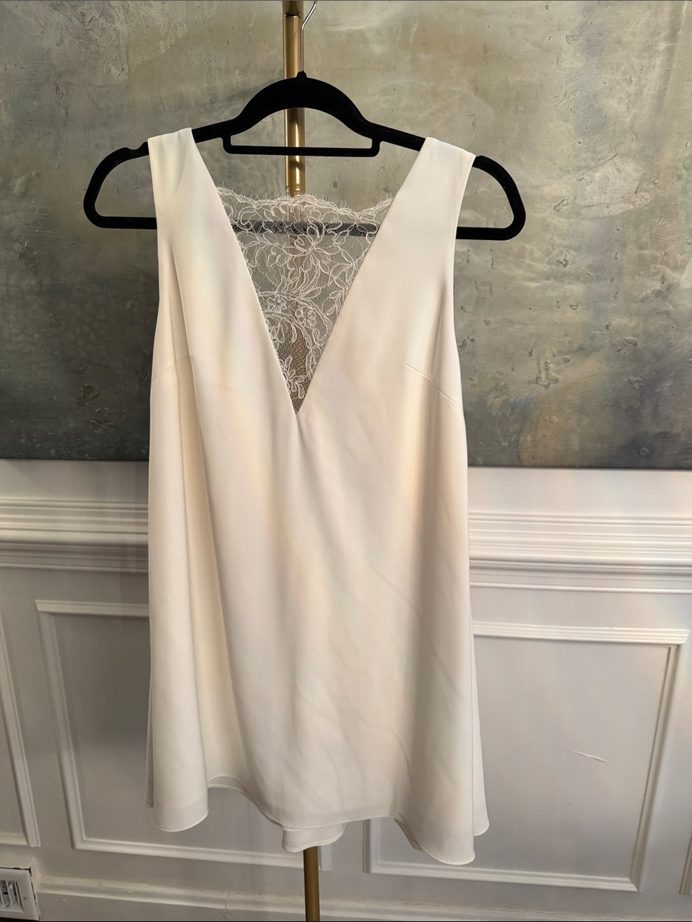Women's Lace-Back Mini Dress